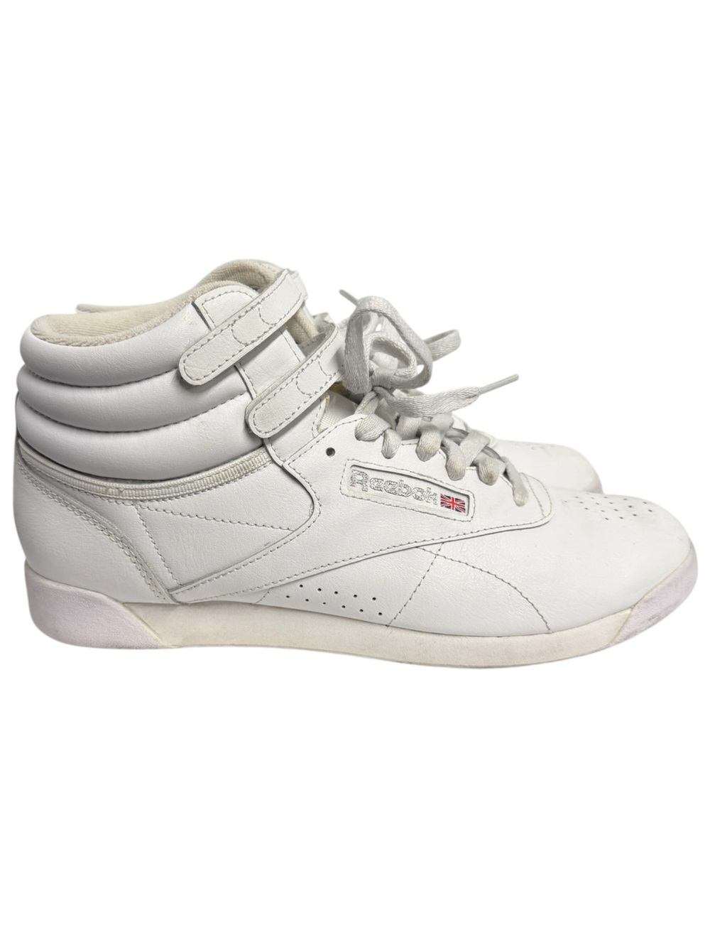 Reebok Freestyle High-Top Leather Sneakers Sz 9